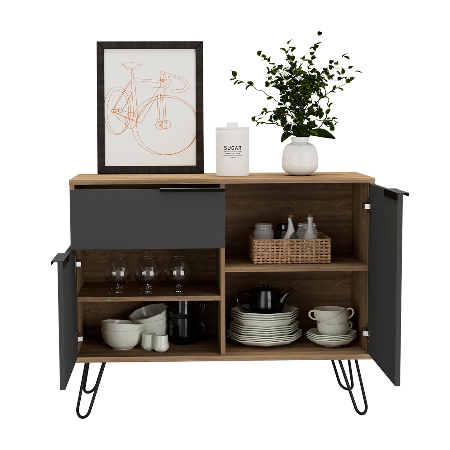 Vegas Small Sideboard With 2 Doors and Drawer