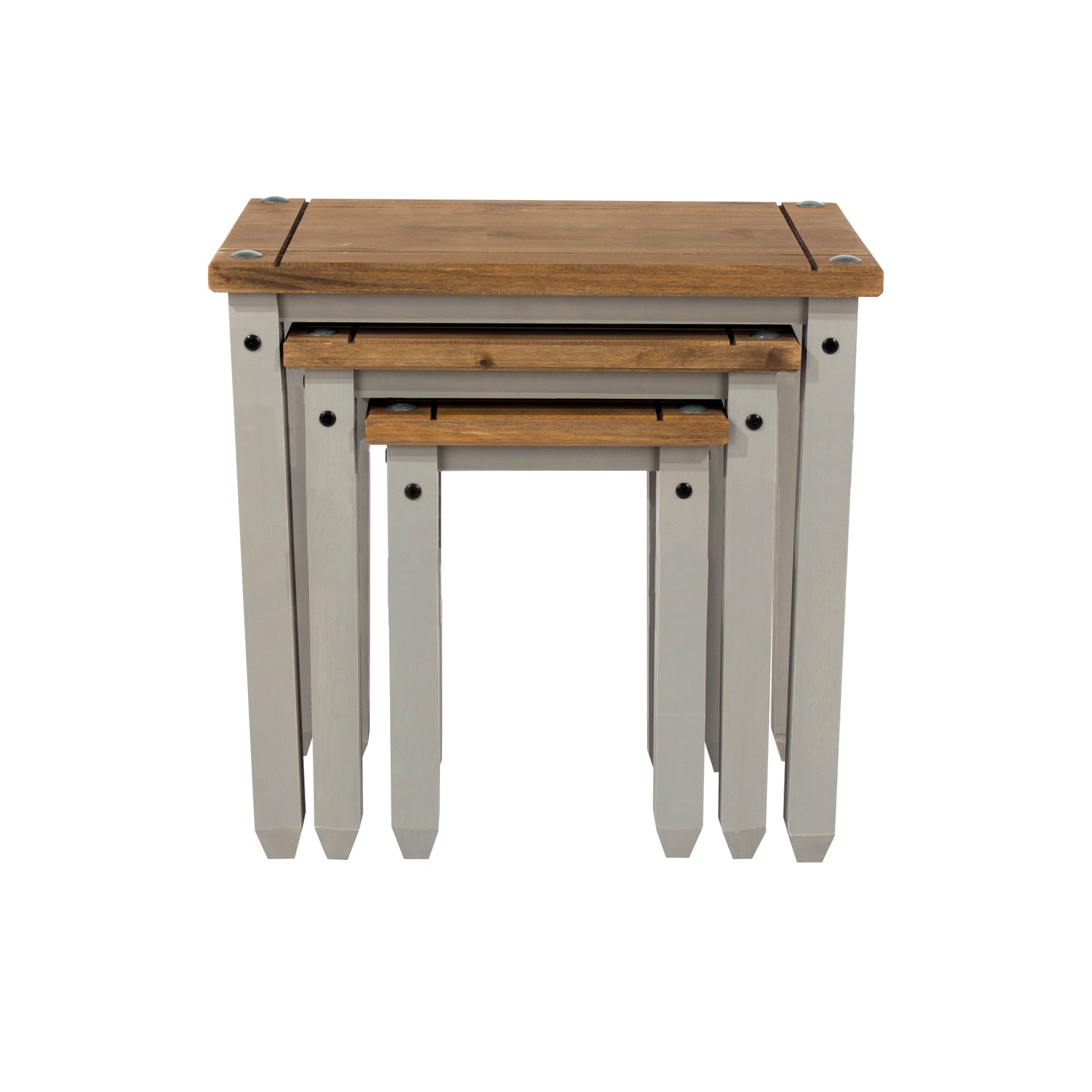Corona Grey Nest of 3 Tables