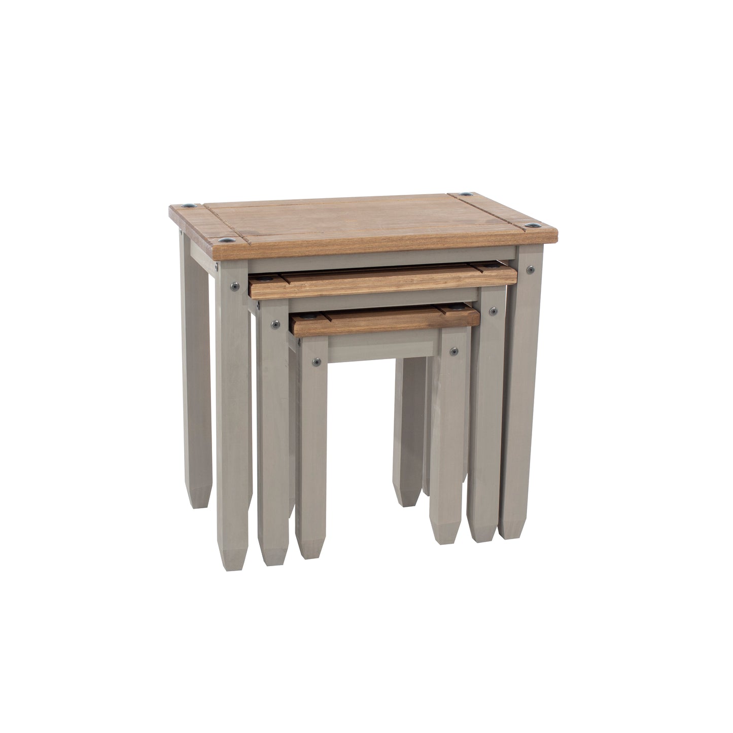 Corona Grey Nest of 3 Tables