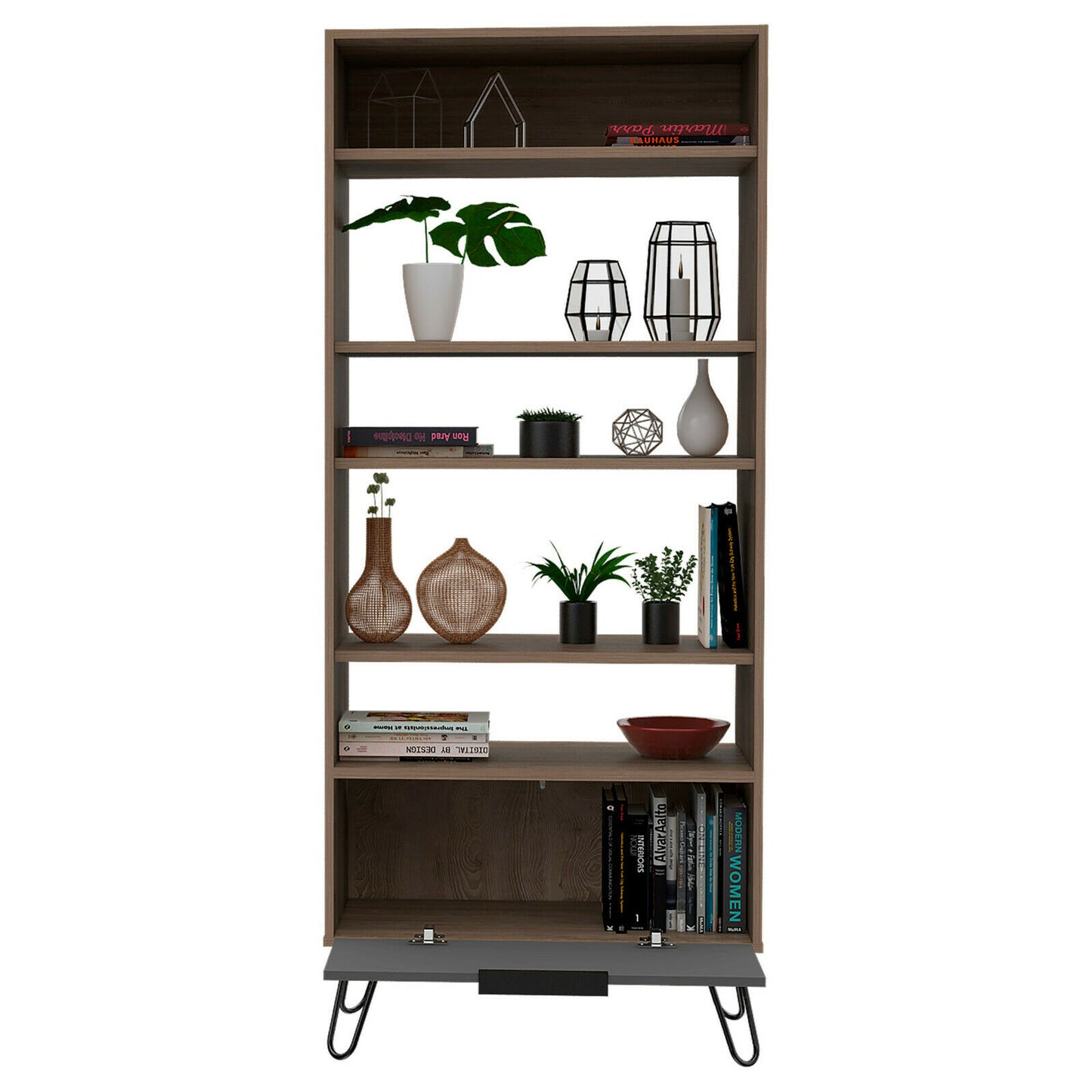 Vegas 1 Door Display Unit Bookcase