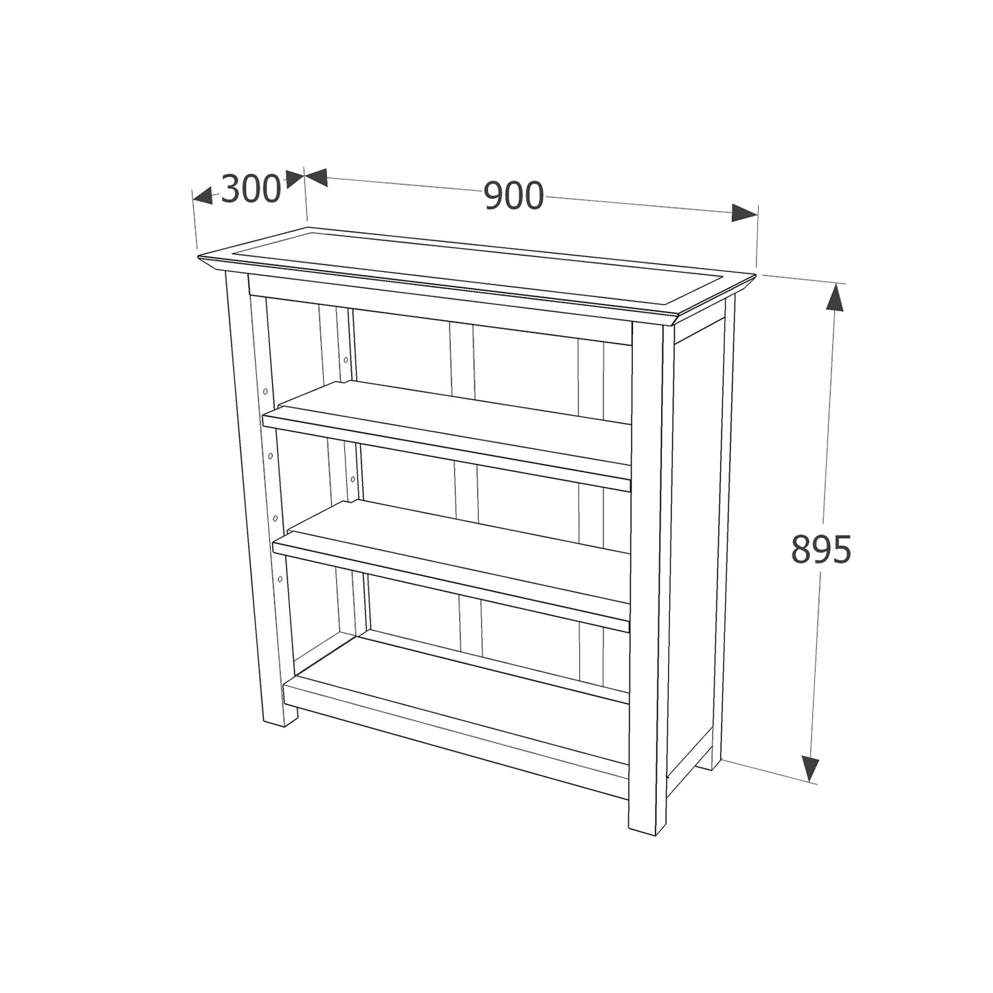 Boston Low Bookcase