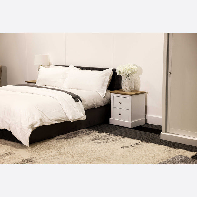 Berlin Ottoman Silver Double Bed