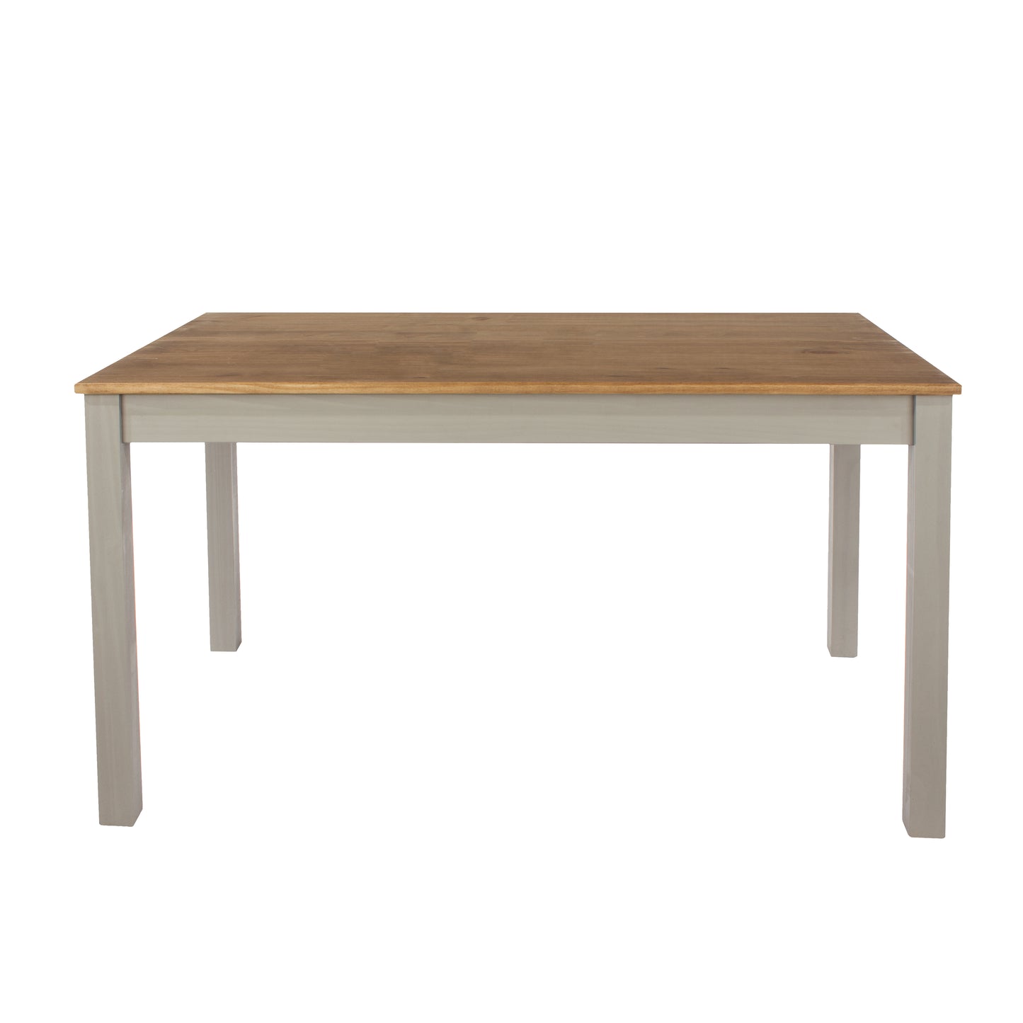 Corona Grey Linea Large Dining Table & 6 Linea Back Chairs Set