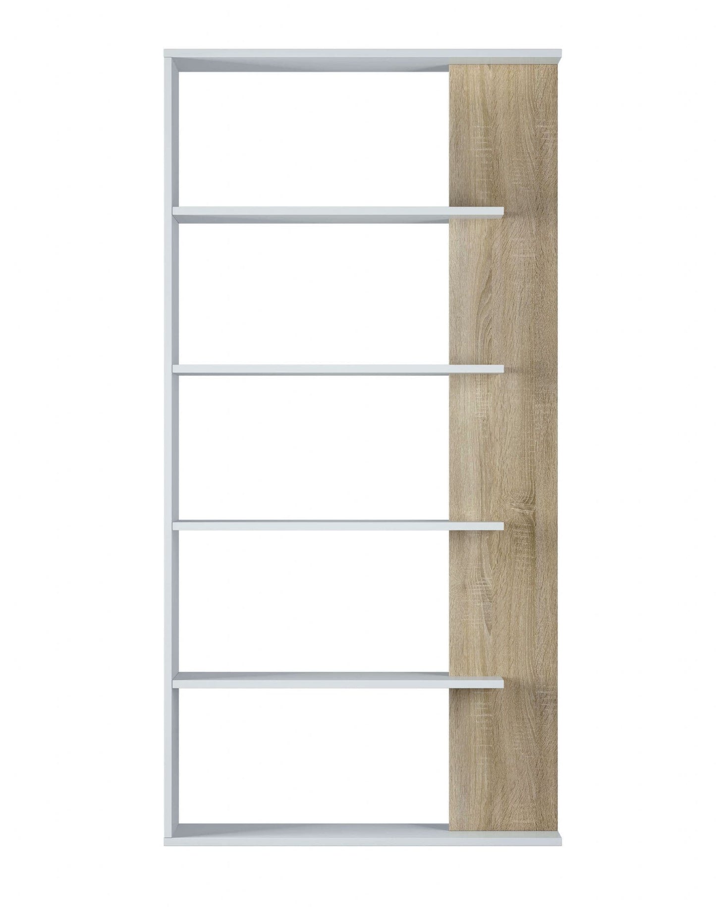 San Diego White and Oak Effect Bookcase