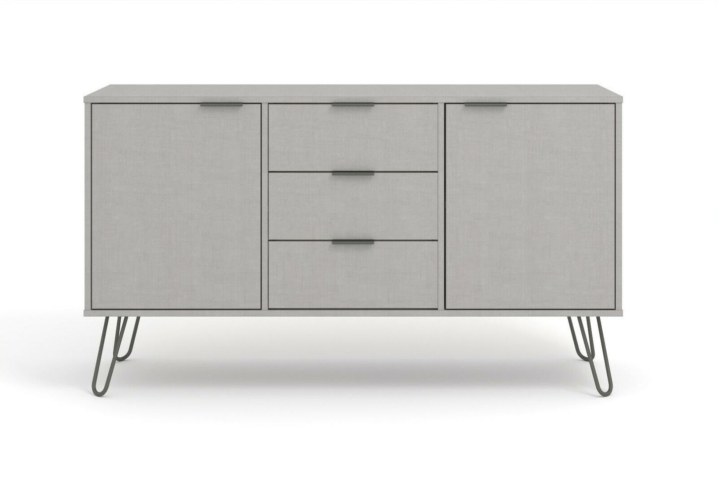 Augusta Grey 2 Doors & 3 Drawers Medium Sideboard