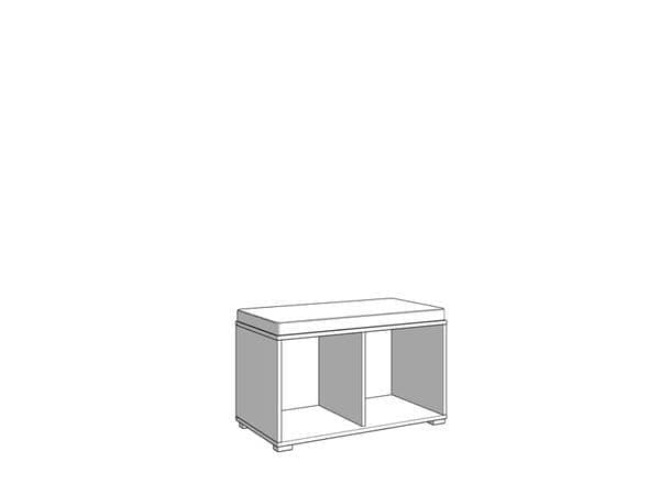 Lazlo Slatted Artisan Oak Effect Hallway Storage Bench