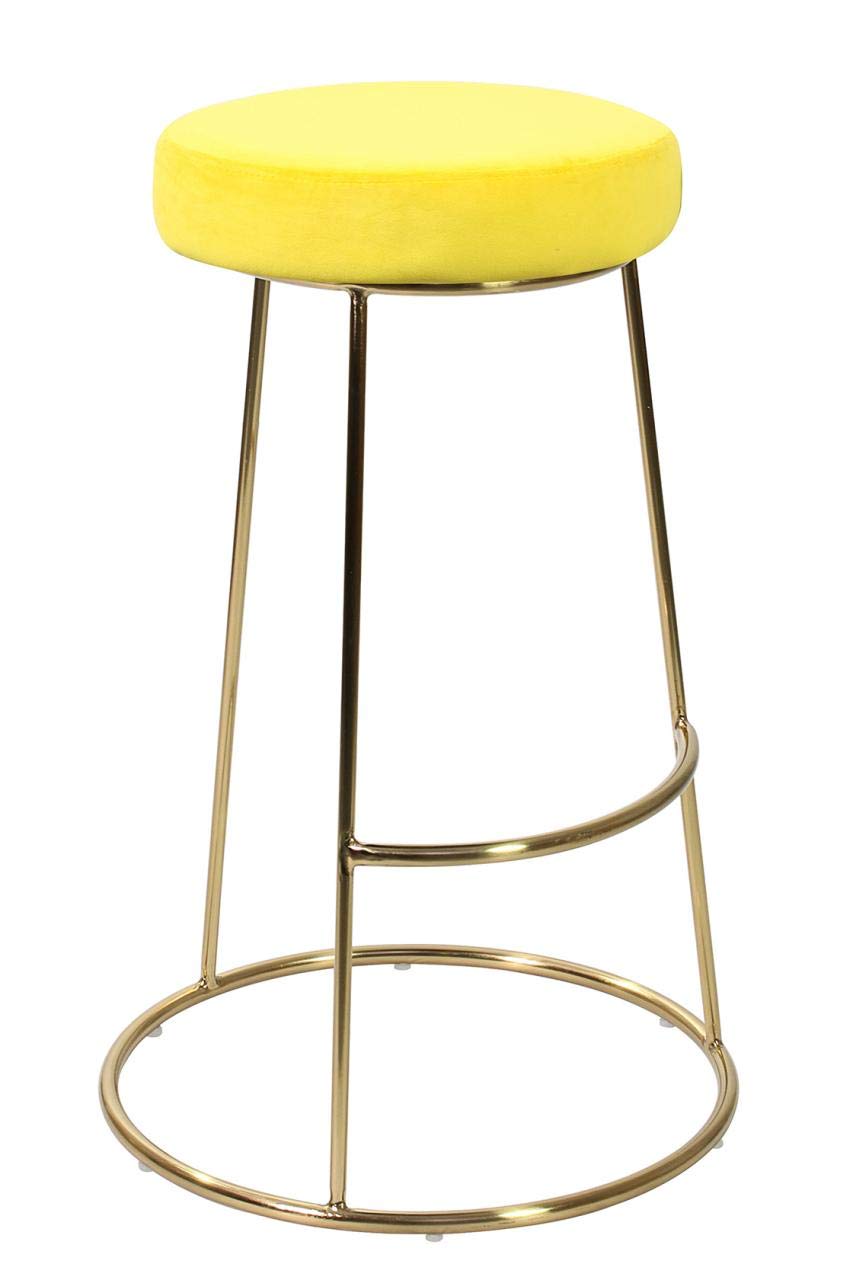 Opera Vintage Style Velvet Barstools, Set of 2