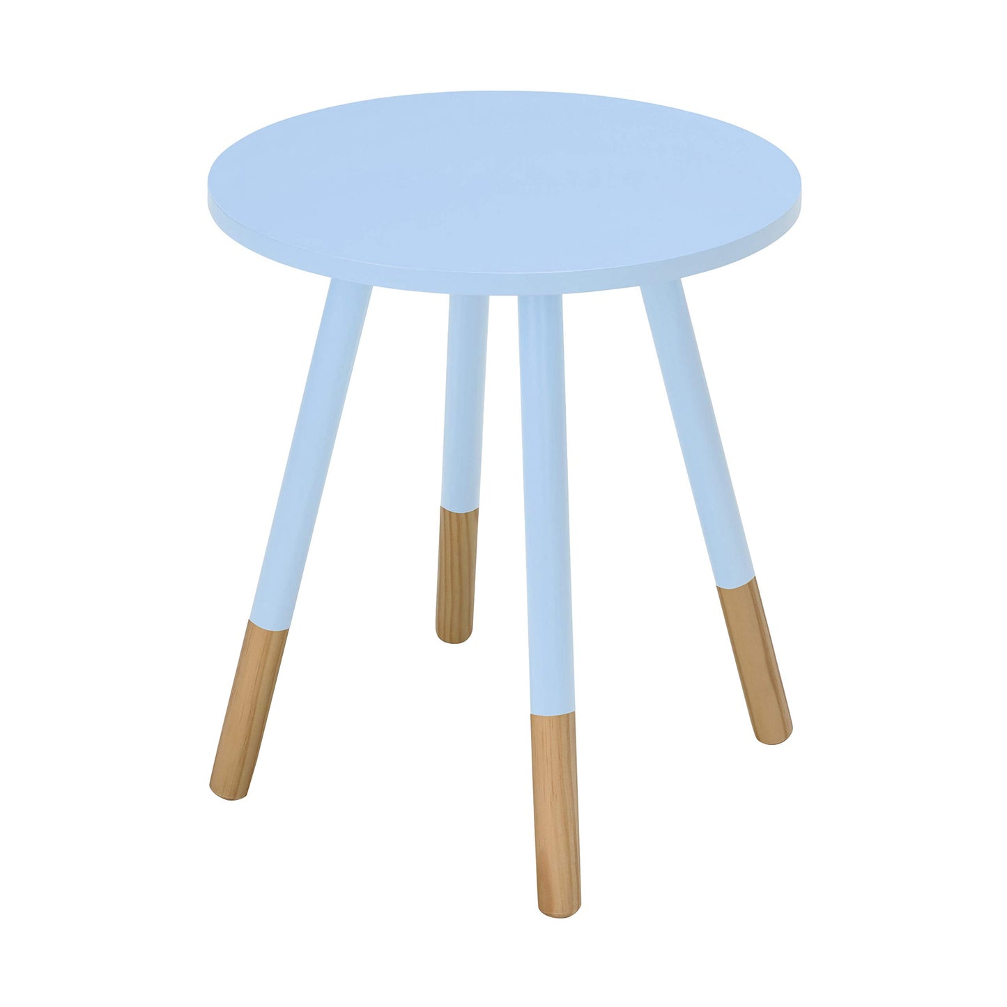 Costa Small Round Wooden Tables with Oak Feet - 6 Funky Colours