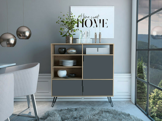 Vegas High 3 Door and Open Space Sideboard