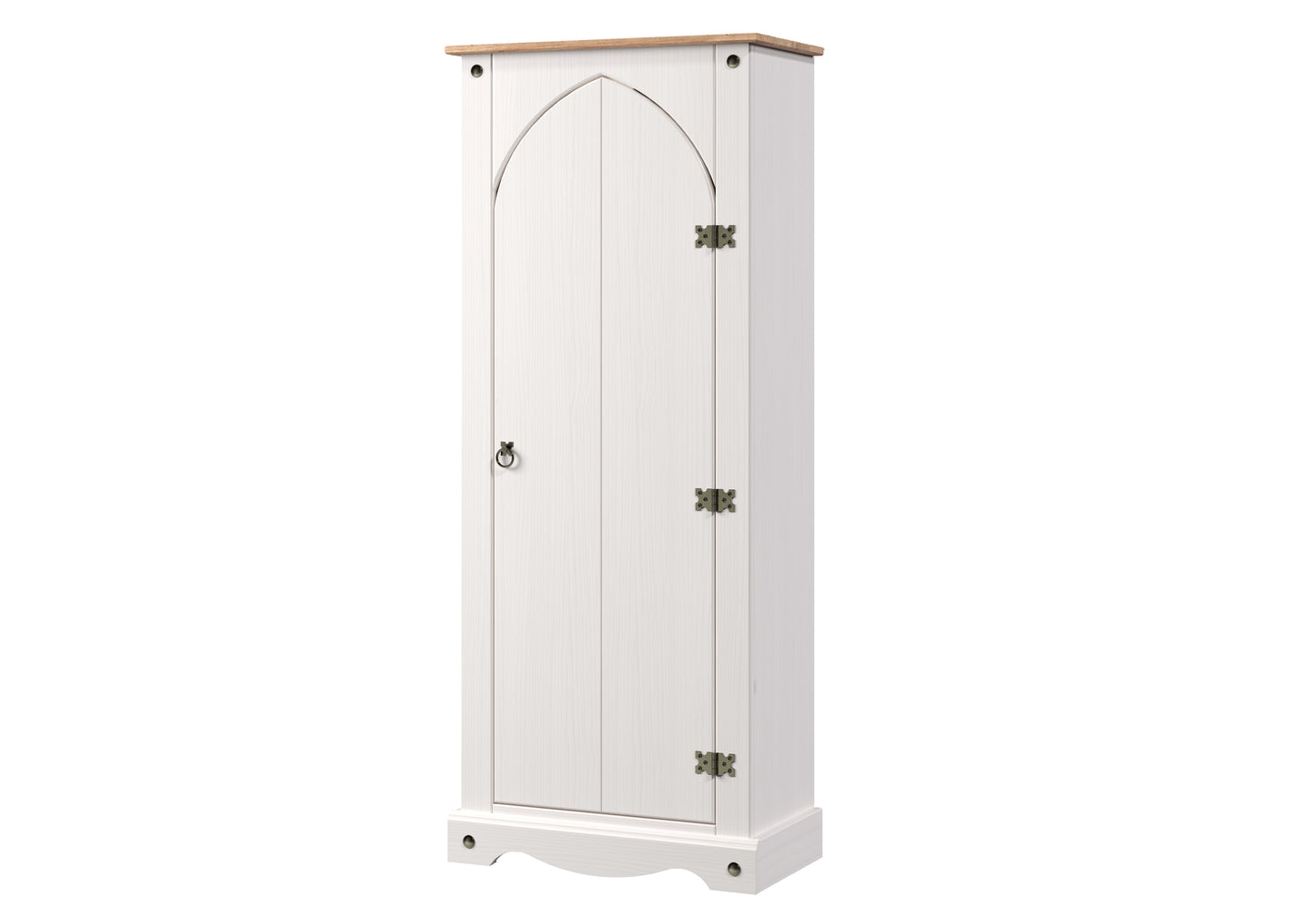 Corona White Vestry Cupboard