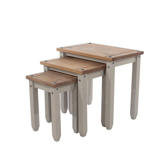 Corona Grey Nest of 3 Tables