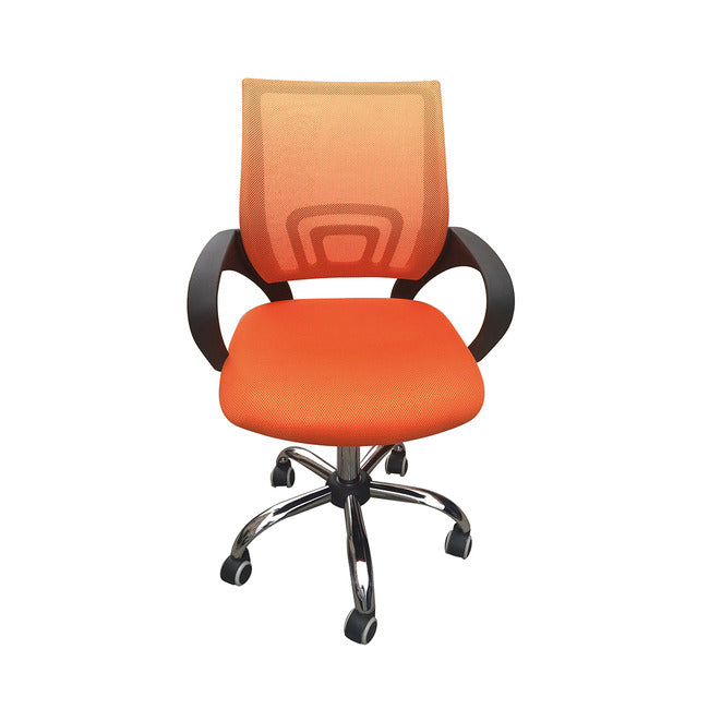 Tate Orange Mesh Back Office Chair