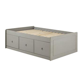 Corona Grey 3 Drawer Cabin Bed