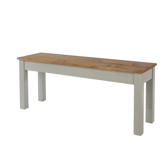 Corona Grey Linea Small Dining Bench for 1200 mm Table