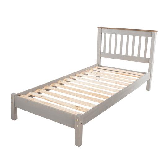 Corona Grey 3Ft Single Bed