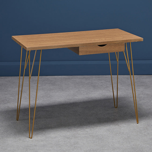 Fusion Desk Oak Effect