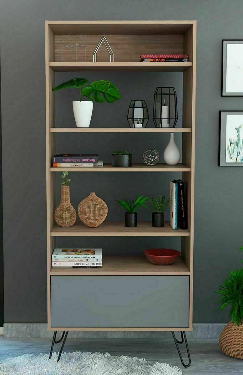 Vegas 1 Door Display Unit Bookcase