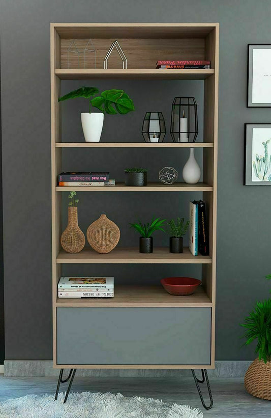 Vegas 1 Door Display Unit Bookcase
