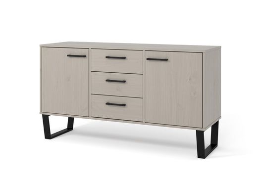 Texas Grey 2 Door 3 Drawer Medium Sideboard