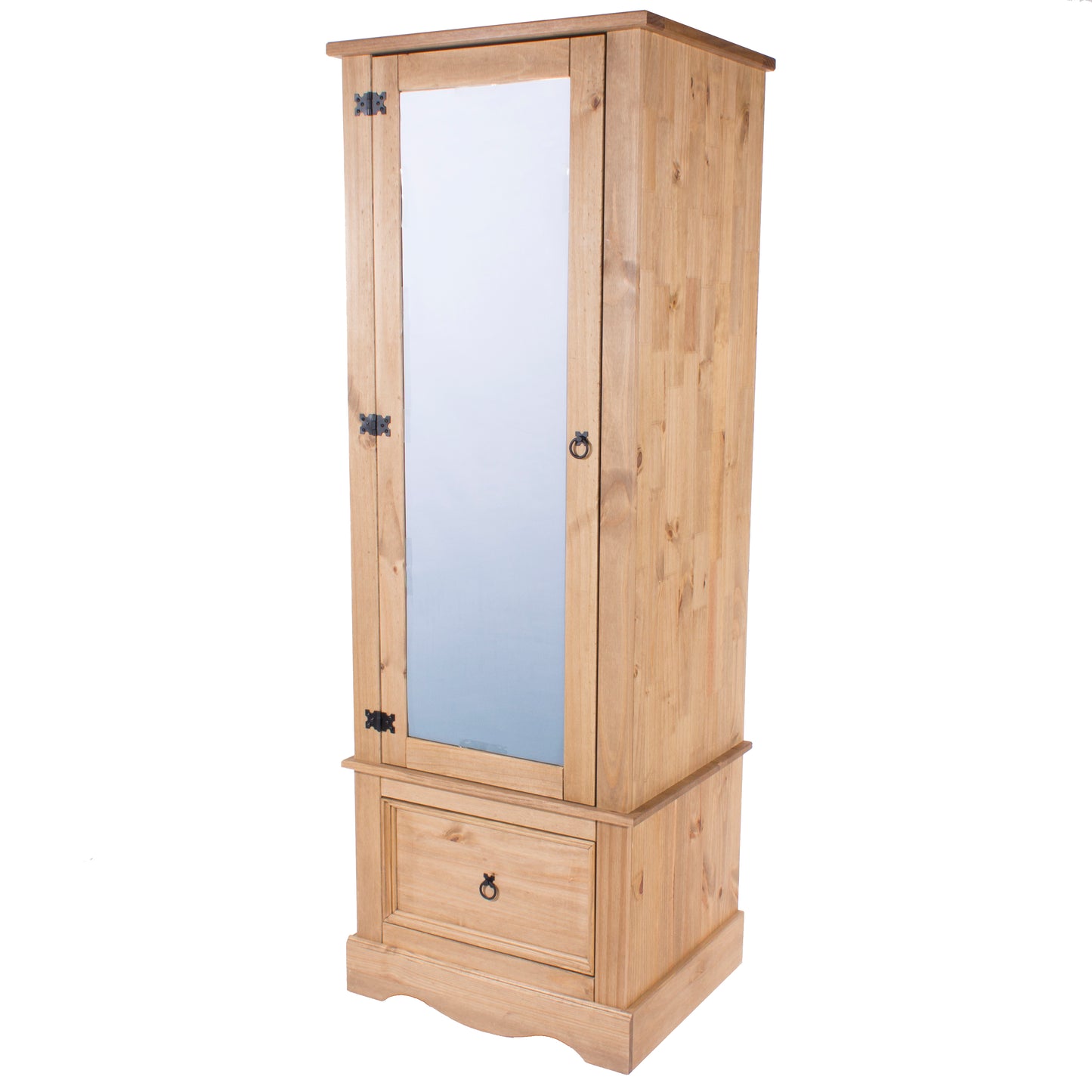 Corona Armoire with Mirrored Door and Drawer