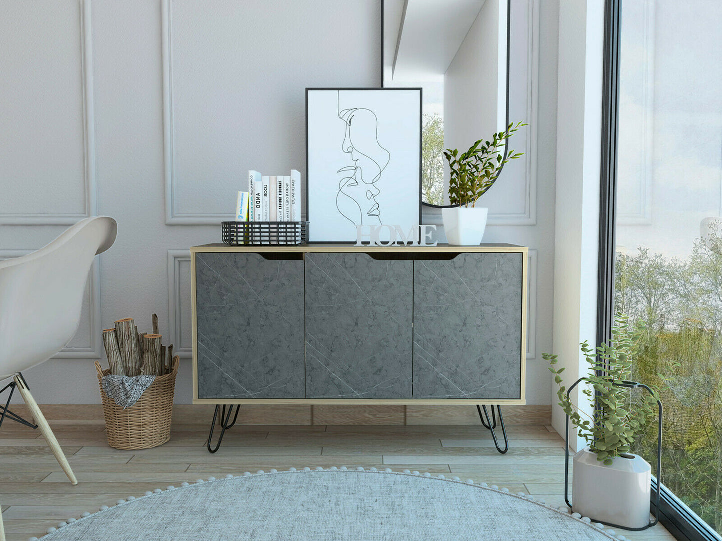 Manhattan 3 Door Wide Sideboard