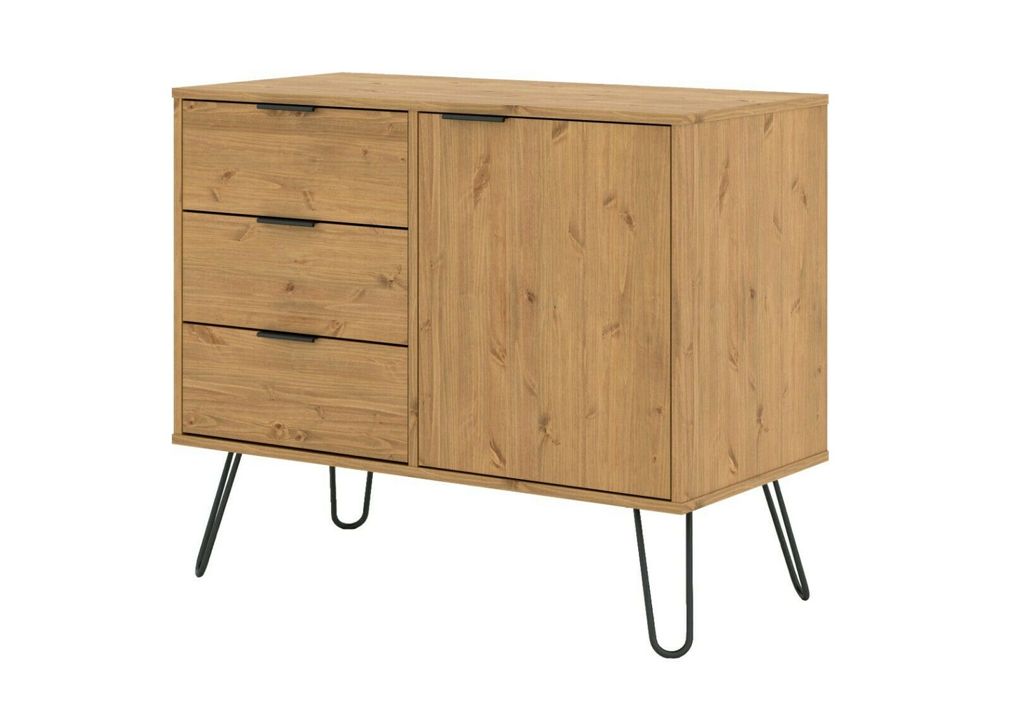 Augusta 1 Door 3 Drawers Small Sideboard