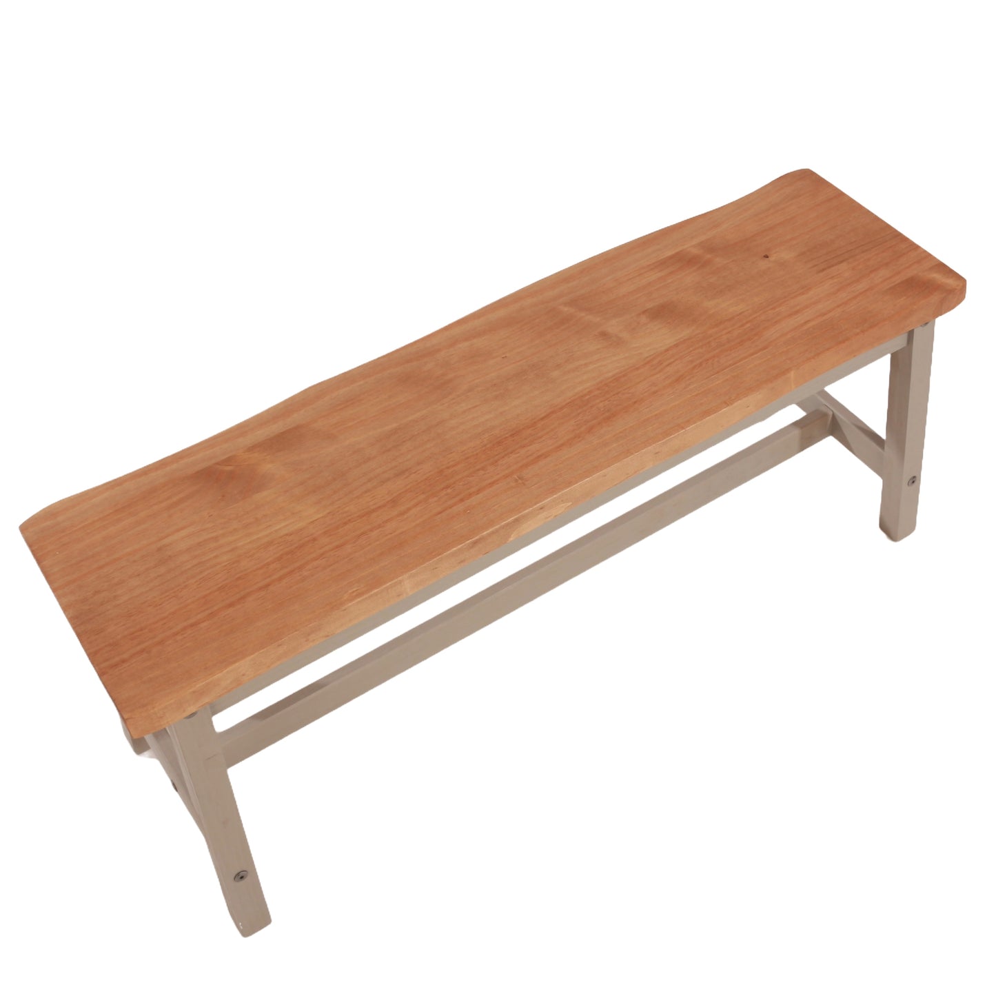 Corona Grey Live Edge Large Dining Bench