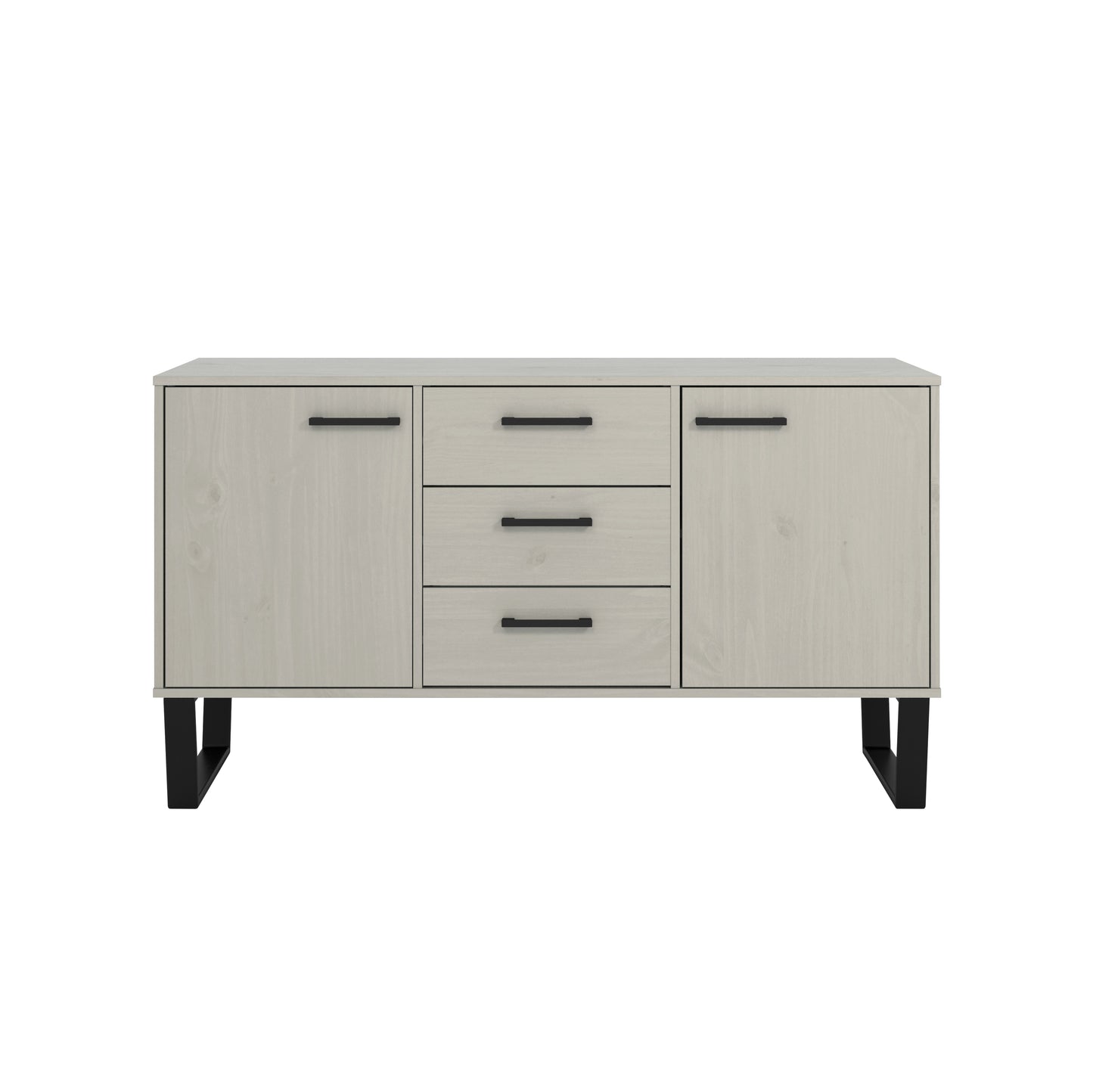 Texas Grey 2 Door 3 Drawer Medium Sideboard