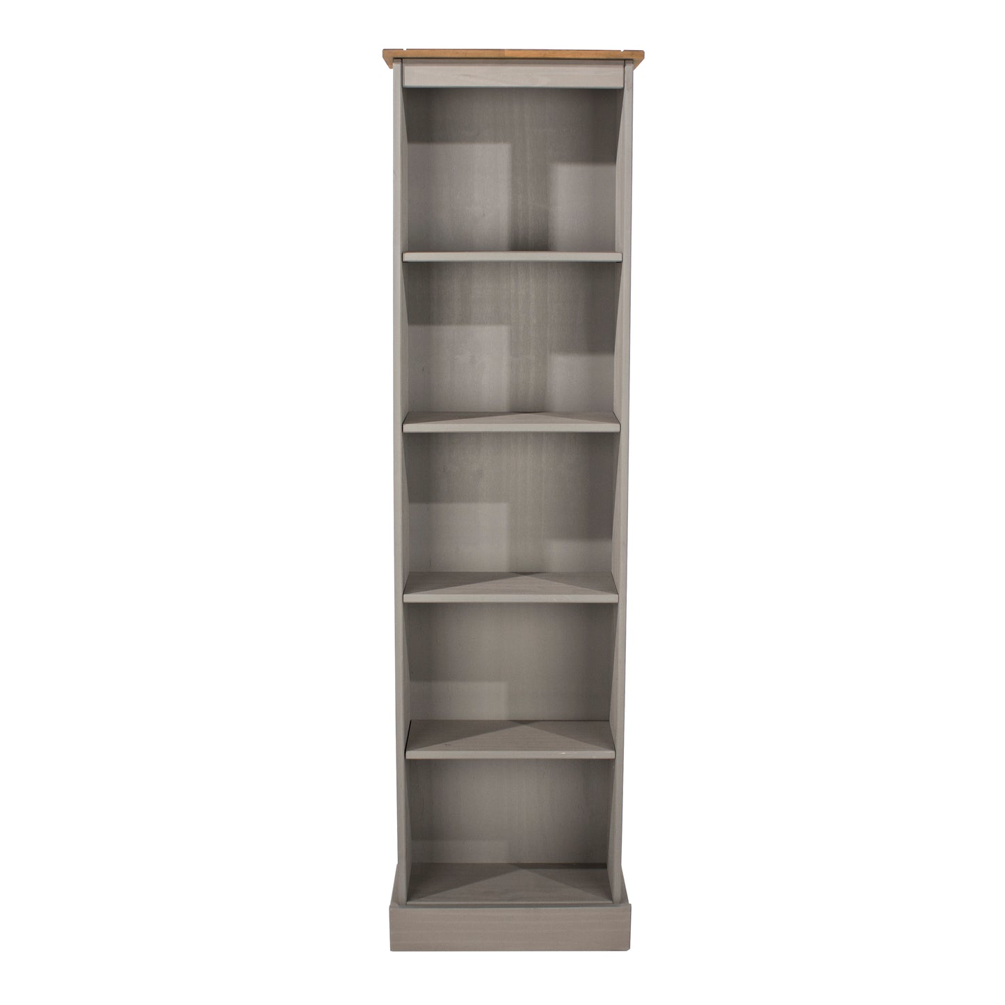 Corona Grey Tall Narrow Bookcase