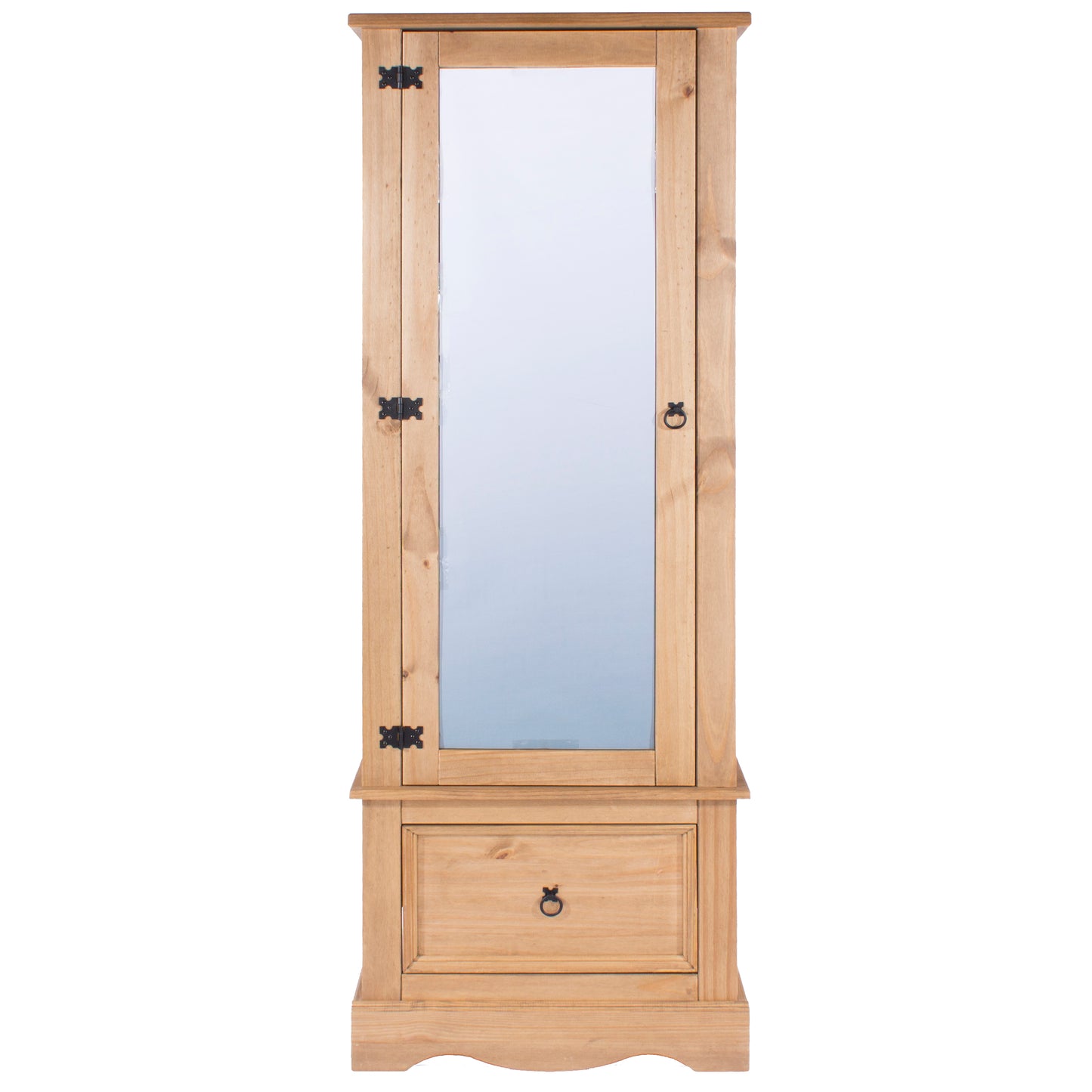 Corona Armoire with Mirrored Door and Drawer