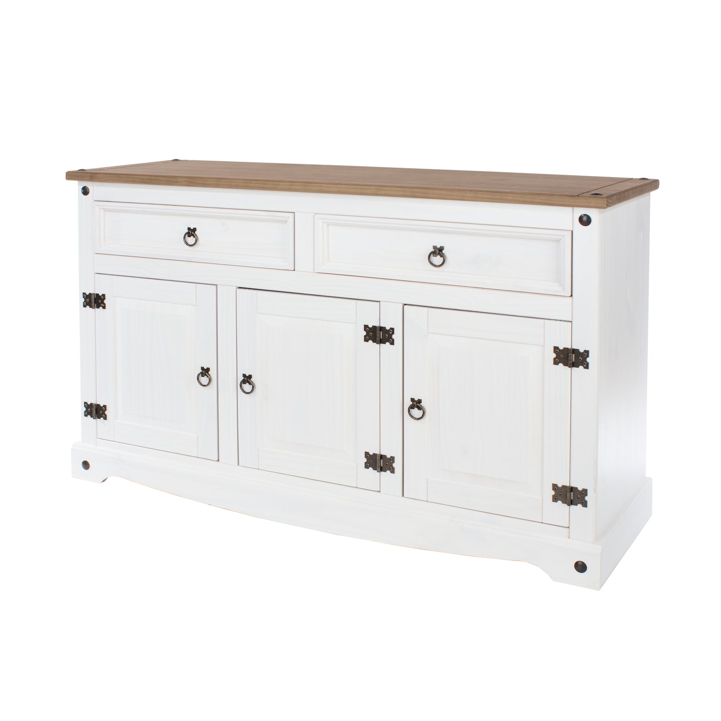 Corona White 2 Door 3 Drawer Medium Sideboard