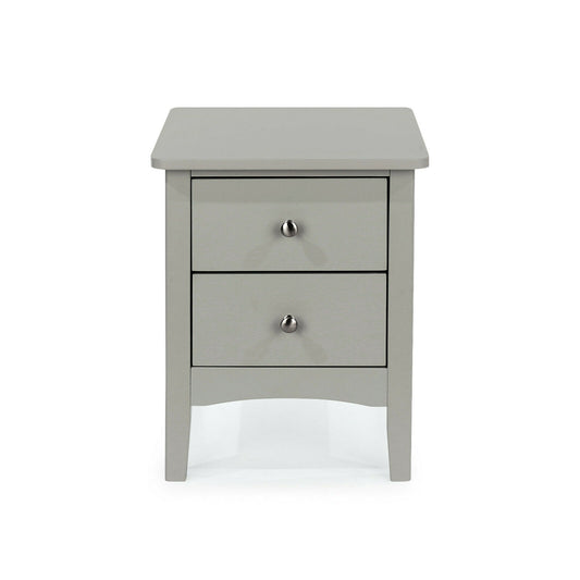 Como Grey 2 Drawer Bedside