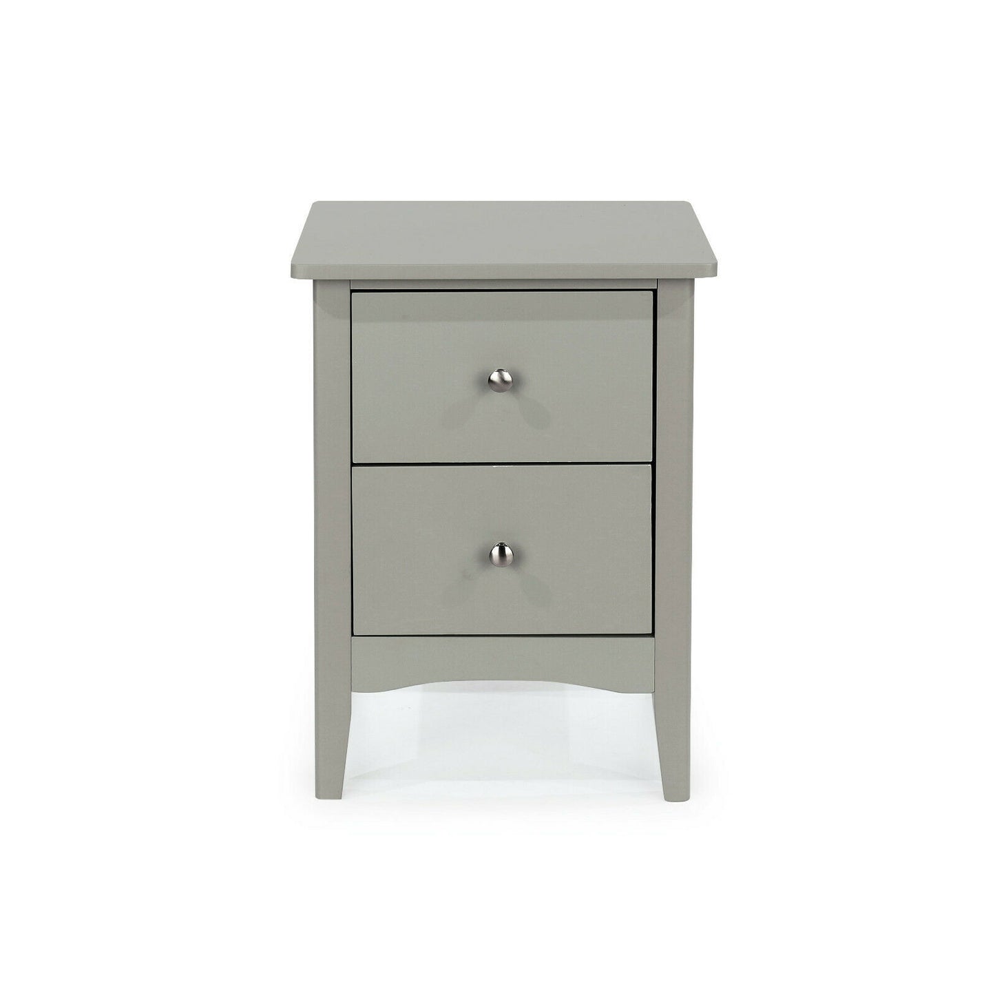 Como Grey 2 Drawer Petite Bedside