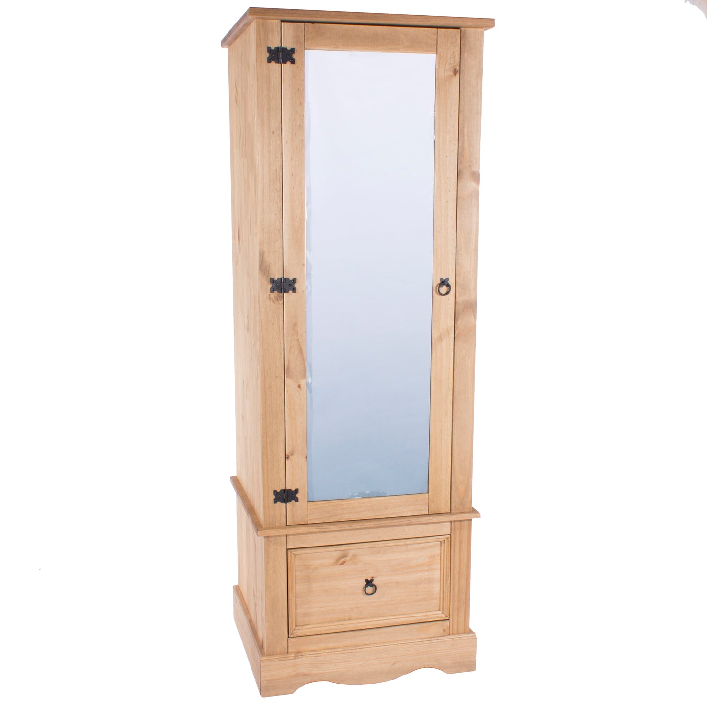 Corona Armoire with Mirrored Door and Drawer