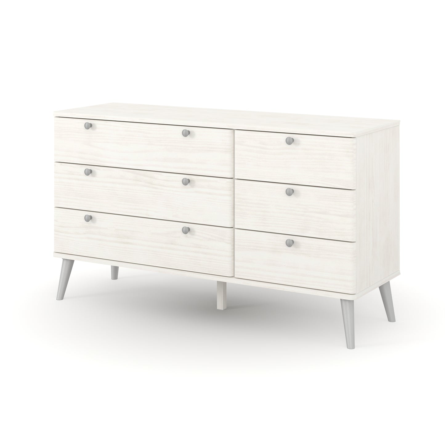 Augusta Curve 3+3=6 Drawer Chest of Drawers