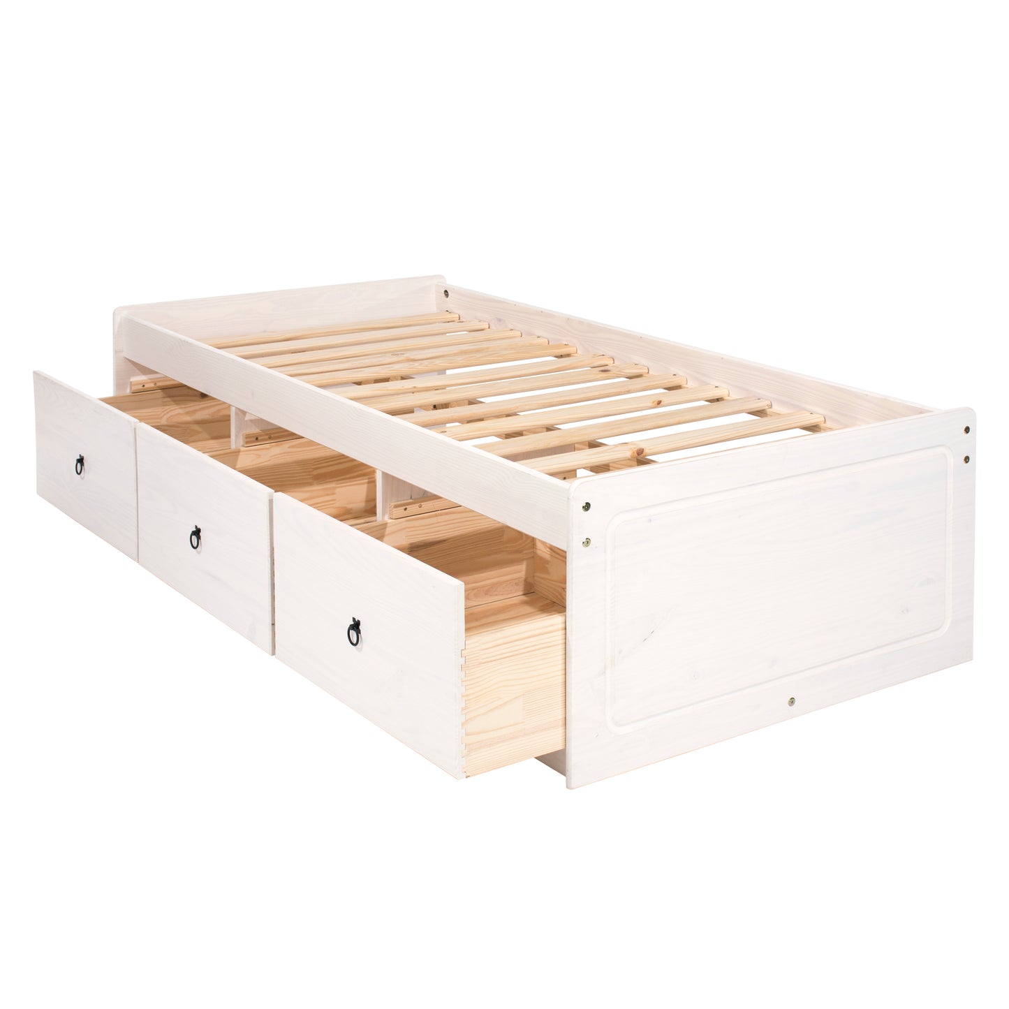 Corona White 3 Drawer Cabin Bed