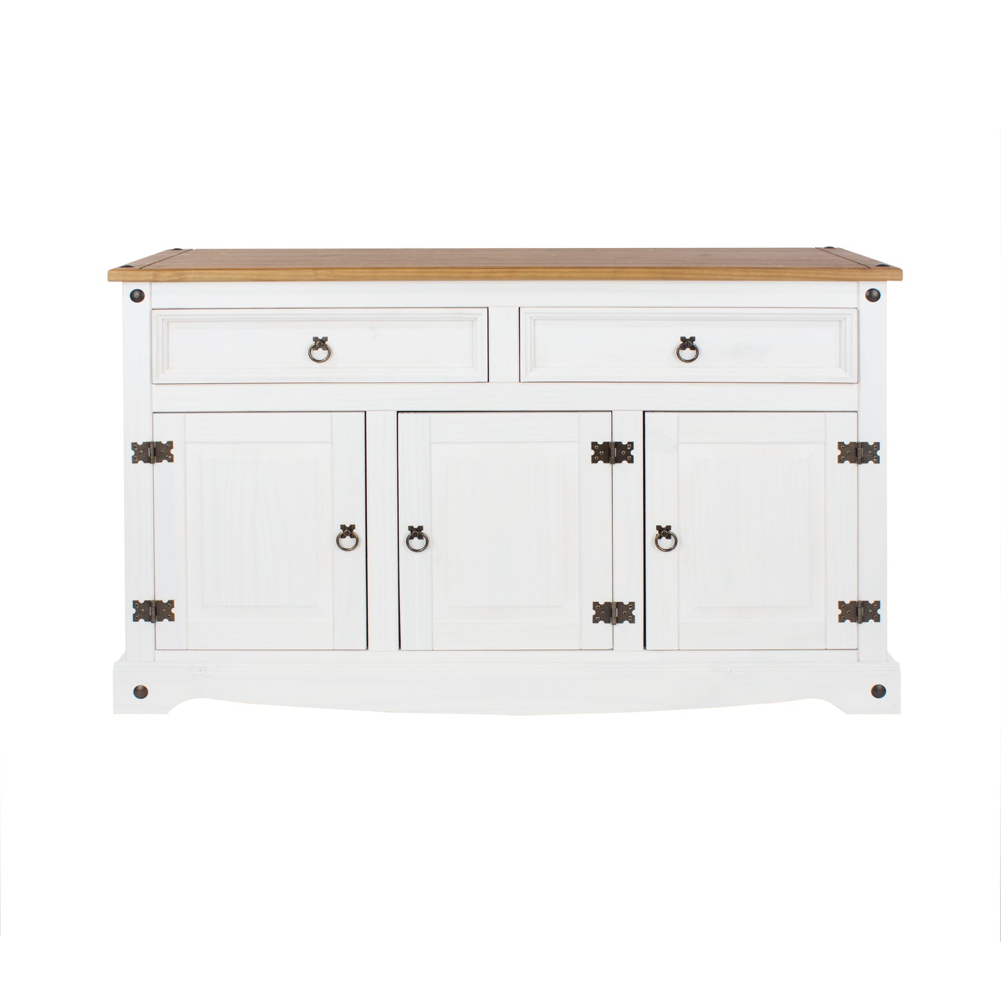 Corona White 2 Door 3 Drawer Medium Sideboard