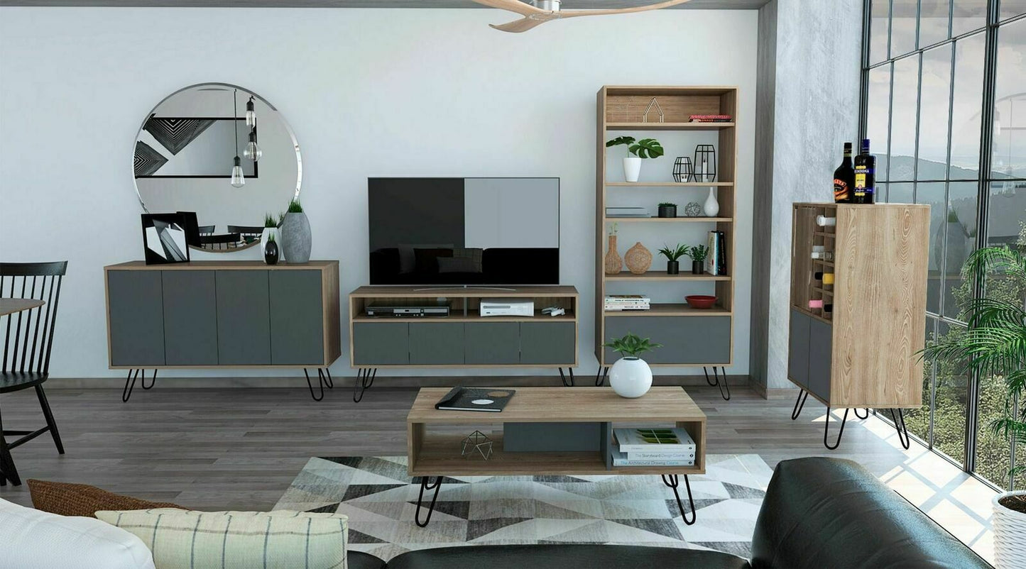 Vegas 1 Door Display Unit Bookcase