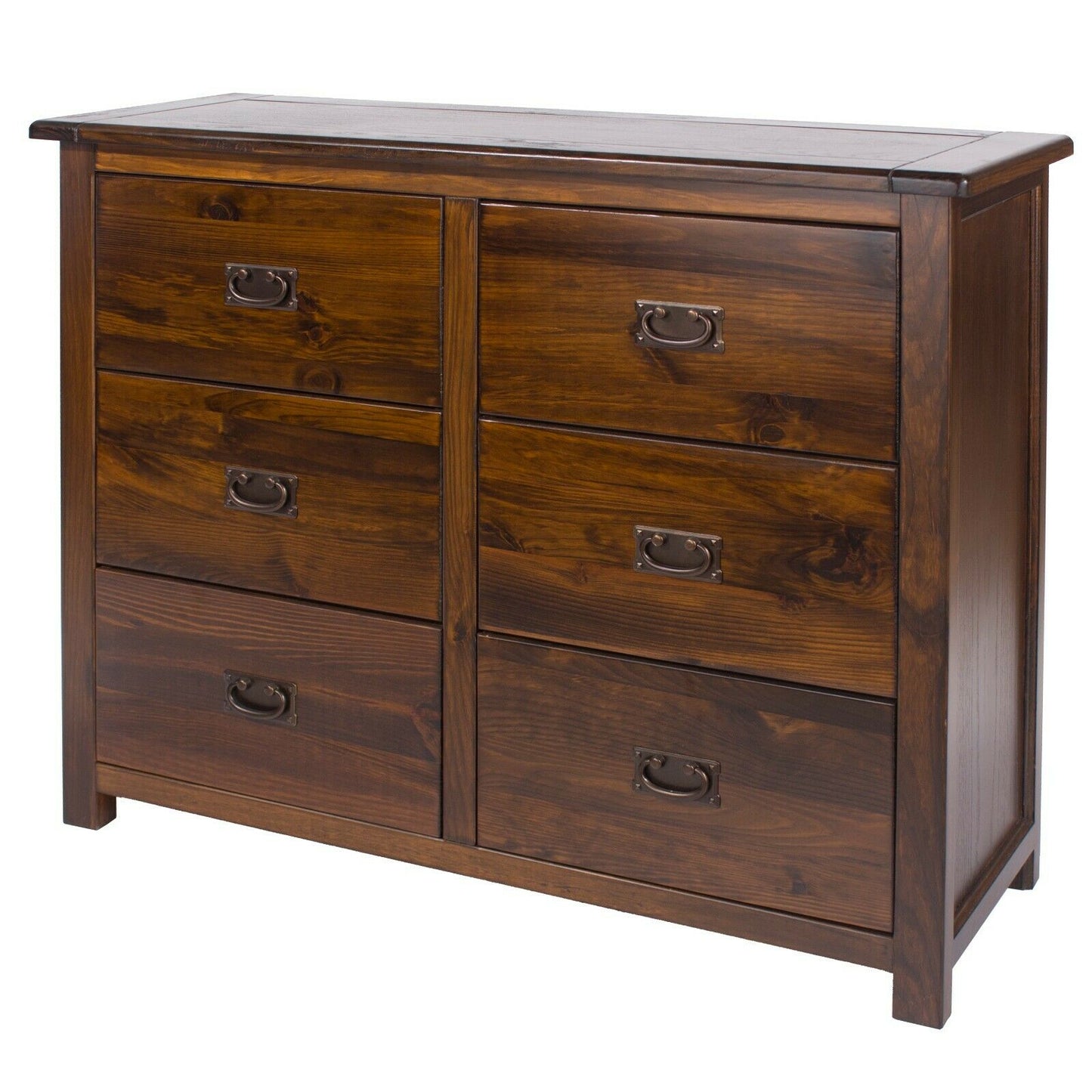 Boston 3+3 Drawer Wide Chest