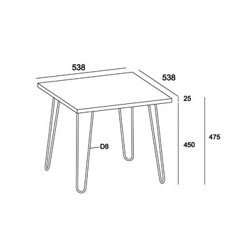 Augusta Lamp Table