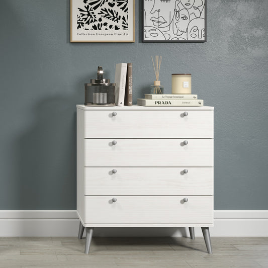 Augusta Curve 4 Drawer Chest of Drawers