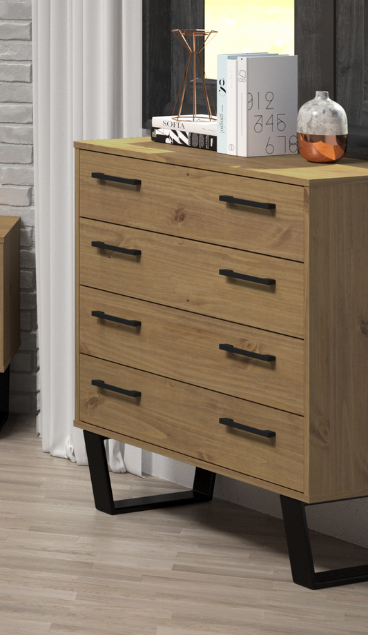 Texas 4 Drawer Chest of Drawers