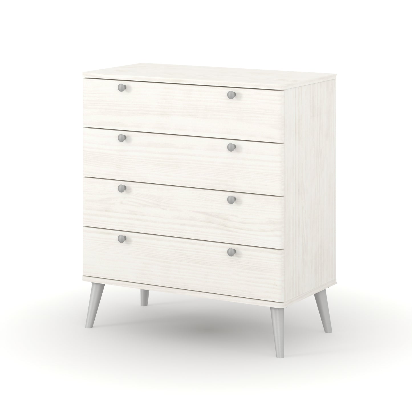 Augusta Curve 4 Drawer Chest of Drawers