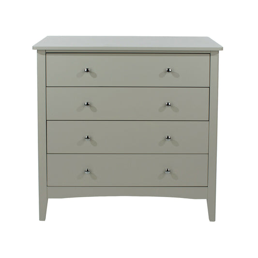 Como Grey 4 Drawer Chest