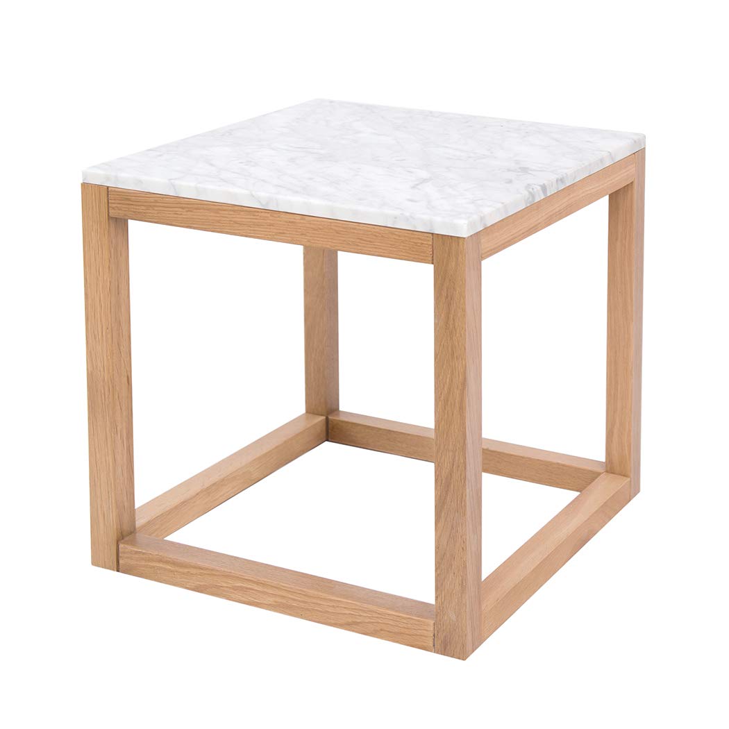 Harlow Real Marble & Solid Oak Tables - Coffee, Console, Nest & End Table