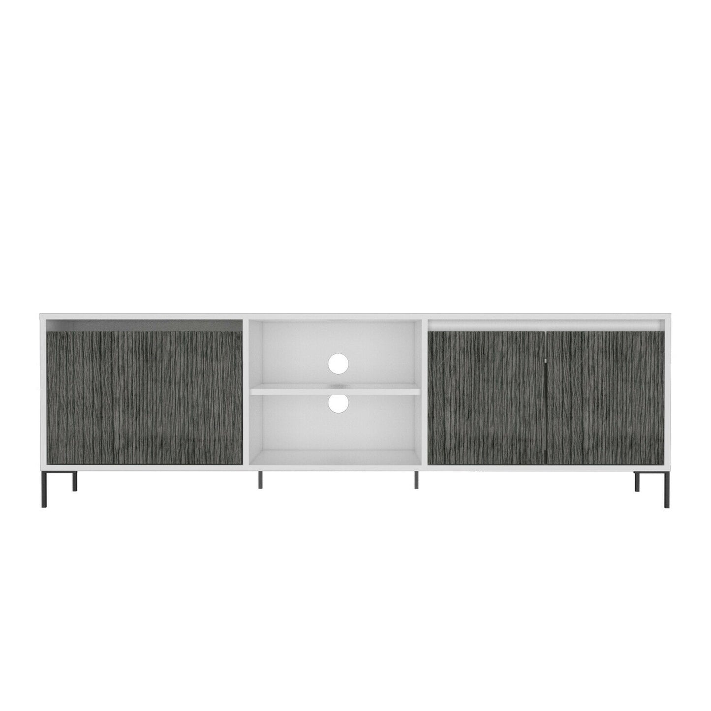 Dallas 2 Door 1 Drawer TV Unit With Shelves