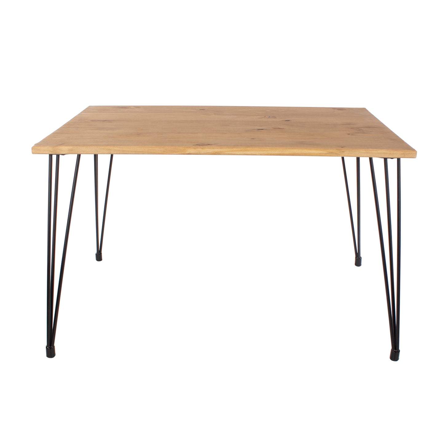 Augusta Small Dining Table with Black Metal Legs