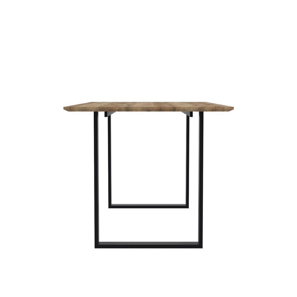 Antibes Russet & Black Dining Table