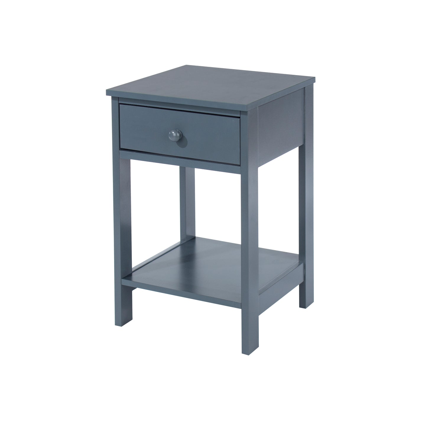 Shaker Midnight Blue 1 Drawer Petite Bedside Cabinet