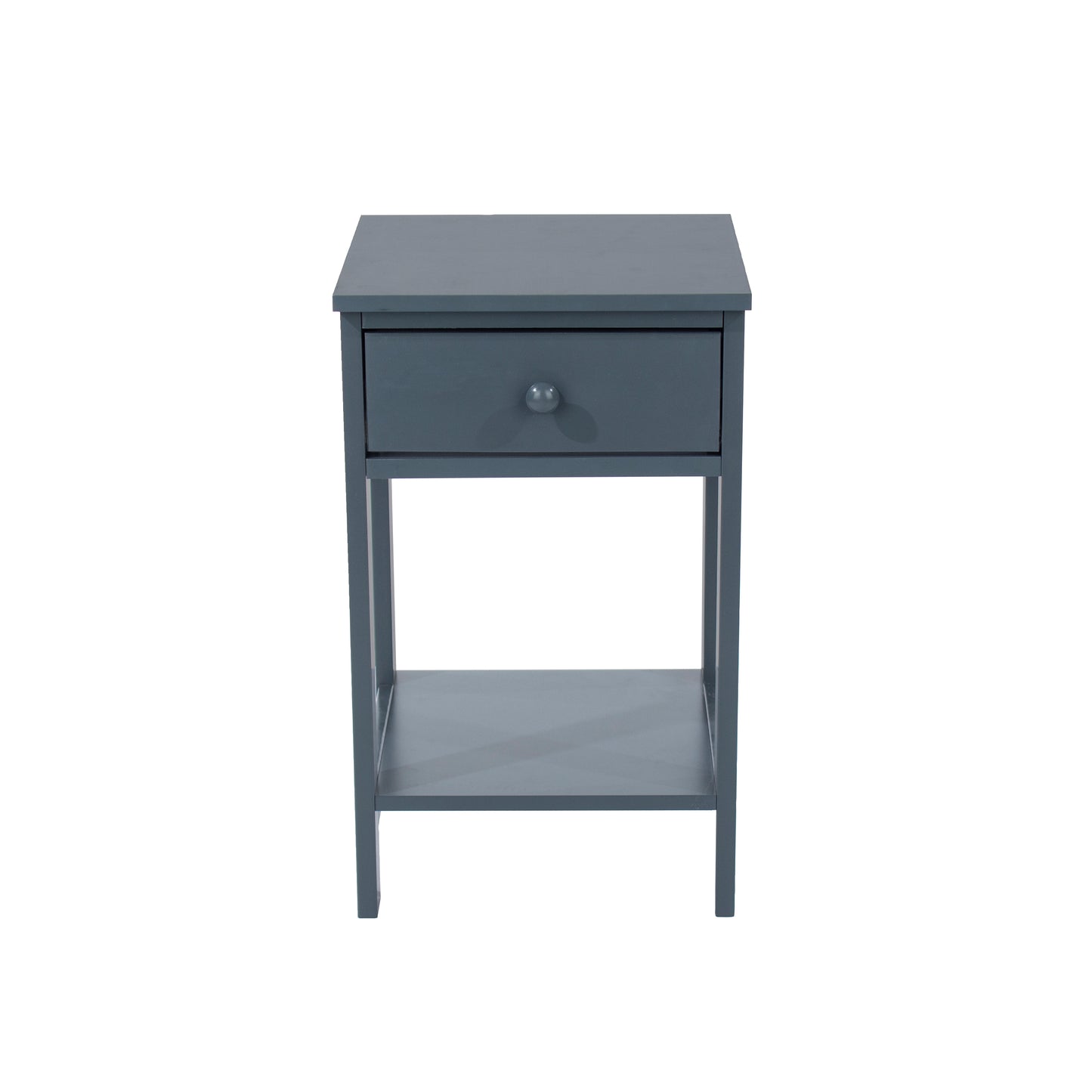 Shaker Midnight Blue 1 Drawer Petite Bedside Cabinet